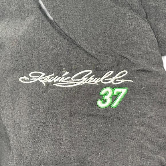 Vintage 80s Swingster Zip Up Jacket Kevin Grubb 37 Sz M Timber Wolf Racing USA - Picture 2 of 11